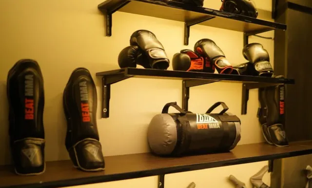 Training equipment at BEAT MMA